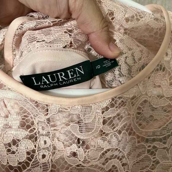 Ralph Lauren pink lace dresss NWT - Picture 8 of 9